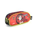 Kit Mochila Juvenil + Estojo Enaldinho Mochila De Costas Do Enaldinho Material Escolar 70% Poliester