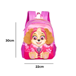 Mochila Patrulha Canina Personagem Skye Infantil Material Escolar