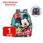 Mochila Infantil Mickey ou Minnie Creche Escola Passeios