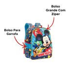 Mochila Infantil Mickey ou Minnie Creche Escola Passeios