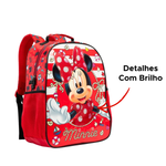 Mochila Infantil Mickey ou Minnie Creche Escola Passeios