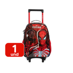 Mochila Com Rodadinhas Homem Aranha Spider-Man Para Escola Passeios Para Menino