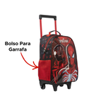 Mochila Com Rodadinhas Homem Aranha Spider-Man Para Escola Passeios Para Menino