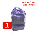 Mochila Grande Crinkle Juvenil Adulto Para Escola Faculdade Material Escolar