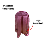 Mochila Grande Crinkle Juvenil Adulto Para Escola Faculdade Material Escolar