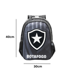 Kit Mochila Com Estojo Do Botafogo Material Escolar Passeio Viagem