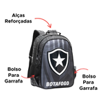 Kit Mochila Com Estojo Do Botafogo Material Escolar Passeio Viagem