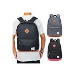 Mochila Casual Em Poliéster Material Escolar Juvenil Para Escola e Faculdade
