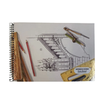 CADERNO DE CARTOGRAFIA E DESENHO 96 FOLHAS FLEXIVEL