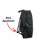 Mochila Casual 17” Poliéster Para Escola Faculdade Universidade