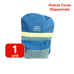 Mochila Casual Listrada 17” Poliéster Para Escola e Faculdade