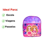 Mochila Infantil Escolar 28x24 Para Meninos e Meninas