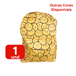 Mochila Casual Em Poliester 30x42 Carinhas Para Meninos e Meninas