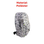 Mochila Casual Em Poliester 30x42 Carinhas Para Meninos e Meninas