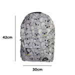 Mochila Casual Em Poliester 30x42 Carinhas Para Meninos e Meninas