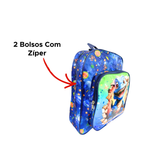 Mochila Infantil Escolar 31x24,5 Para Meninos E Meninas