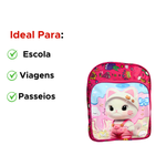 Mochila Infantil Escolar 31x24,5 Para Meninos E Meninas