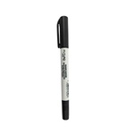 Kit Com 12 Marcadores Reprojetor Azul / Preto Ponta Dupla Resistente