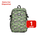Mochila Casual Camuflada Em Nylon Adulto Masculina Feminina Bolsa Resistente