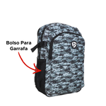 Mochila Casual Camuflada Em Nylon Adulto Masculina Feminina Bolsa Resistente