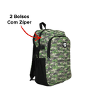 Mochila Casual Camuflada Em Nylon Adulto Masculina Feminina Bolsa Resistente