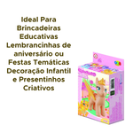 Unicórnio De montar Infantil GGB Brinquedos Cores Sortidas Presente Criança Menina