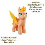 Unicórnio De montar Infantil GGB Brinquedos Cores Sortidas Presente Criança Menina