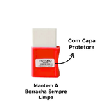 Borracha Com Capa Para Escola Escritorio Cores Sortido