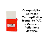 Borracha  Com Capa Para Escola Escritorio Branca