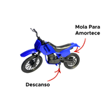 Kit Moto Com Soldado Policial De Brinquedo Motocicleta Infantil Kids