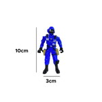 Kit Moto Com Soldado Policial De Brinquedo Motocicleta Infantil Kids