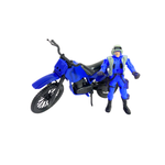 Kit Moto Com Soldado Policial De Brinquedo Motocicleta Infantil Kids