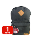 Mochila Casual Preto e Marrom Em poliester Para Adulto Masculino e Feminino Viagens Passeio