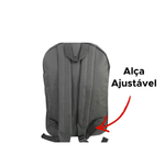 Mochila Casual Preto e Marrom Em poliester Para Adulto Masculino e Feminino Viagens Passeio