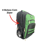 Mochila Casual em Poliester Para Adulto Masculino e Feminino Viagens Passeio
