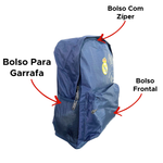 Mochila Esportiva Do Real Madrid B07 Adulto Para Escola Viagens Passeios