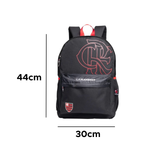 Kit Mochila + Estojo Esportiva Do Flamengo Juvenil Escolar Material Escolar