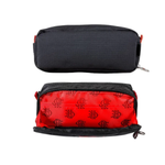 Kit Mochila + Estojo Esportiva Do Flamengo Juvenil Escolar Material Escolar