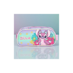 Estojo Infantil Simples Personagem Stitch Com Brilho Para Escola