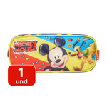 Estojo Escolar Infantil Simples Personagem Mickey Para Escola