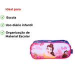 Estojo Escolar Infantil Duplo Bella Para Escola