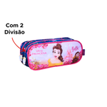 Estojo Escolar Infantil Duplo Bella Para Escola