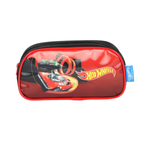 Estojo Escolar Infantil Simples Hot Wheels 70% Poliéster Para Escola