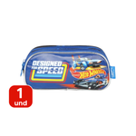 Estojo Escolar Infantil Simples Hot Wheels 70% Poliéster Para Escola