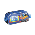 Estojo Escolar Infantil Simples Hot Wheels 70% Poliéster Para Escola