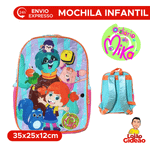 Mochila Infantil Diário de Mika