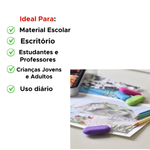 Borracha Oval Para Escola Escritorio Cores Sortidas