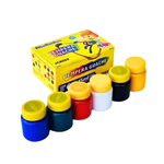 Kit Com 6 Caixas De Tinta Guache Pequena 15ml Com 6 Cores Primárias Para Lista De Material Escolar