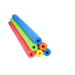 Kit Com 6 Boias Macarrão Espaguete Flutuador Para Piscina Praia Flexível Resistente Com Furo