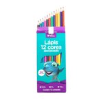 Kit Com 6 Pacotes de Lapis de Cor 12 Cores Sextavado Para Lembrancinha Revenda